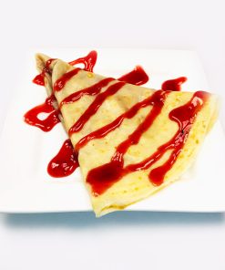 Млинець з малиною