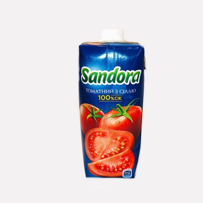 Сік Sandora Томатний 0,5 л.